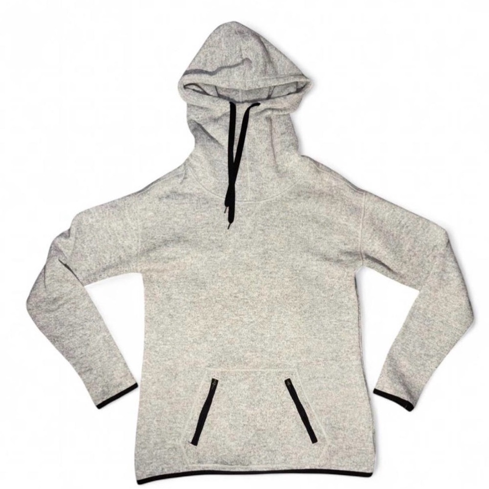 Champion Balaclava funnel neck hoodie with zip pockets and thumb holes. M